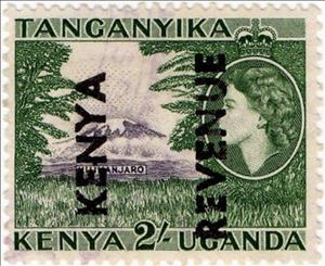 Stamp, Mount Kilimanjaro, Kenya,  , Famous People, Heads of State, Landscapes, Mountains, Queens, Royalty, Volcanos, Women