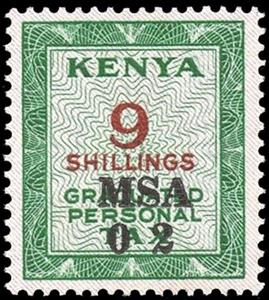 Stamp, Numeral, Kenya,  , Numbers