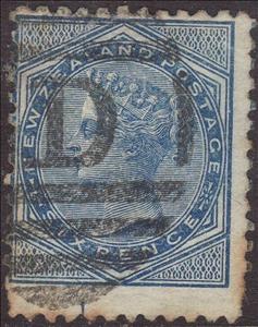 Stamp, Queen Victoria (1819-1901), New Zealand,  , Crowns and Coronets, Famous People, Heads of State, Queens, Royalty, Women