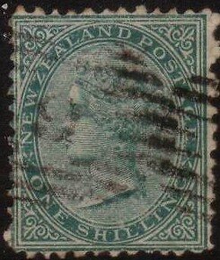 Stamp, Queen Victoria (1819-1901), New Zealand,  , Crowns and Coronets, Famous People, Heads of State, Queens, Royalty, Women