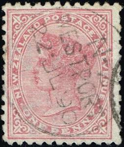 Stamp, Queen Victoria (1819-1901), New Zealand,  , Crowns and Coronets, Famous People, Heads of State, Queens, Royalty, Women
