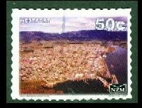 Stamp, Aerial View of Westport Township, Personalized and Private Mail Stamps,  , Townscapes / City Views