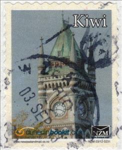 Stamp, Clock Tower, University of Otago - Large Format, Personalized and Private Mail Stamps,  , Buildings, Clocks, Towers