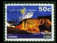 Stamp, Dashing Rock, Timaru, Personalized and Private Mail Stamps,  , Coastal Areas, Rocks, Sea