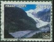 Stamp, Franz Josef - Large Format, Personalized and Private Mail Stamps,  , Glaciers, Landscapes, Mountains, Tourism