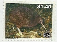 Stamp, Kiwi, Personalized and Private Mail Stamps,  , Animals (Fauna), Birds