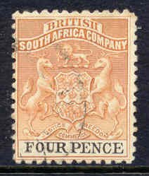 Stamp, Coat of Arms (dual colours), British colonies and territories,  