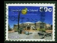 Stamp, Landing Service Building, Timaru, Personalized and Private Mail Stamps,  , Buildings, Tourism