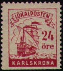 Stamp, Local Post, Personalized and Private Mail Stamps,  , Sailing Ships, Ships
