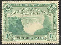 Stamp, Opening of Victoria Falls Bridge, British colonies and territories,  , Waterfalls