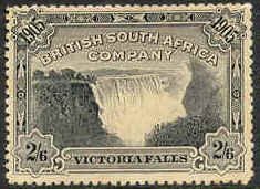 Stamp, Opening of Victoria Falls Bridge, British colonies and territories,  , Waterfalls