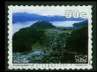 Stamp, Picton Township, Looking Towards Waikawa, Personalized and Private Mail Stamps,  , Sea, Townscapes / City Views