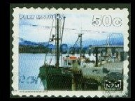 Stamp, Port Motueka, Personalized and Private Mail Stamps,  , Coastal Areas, Fishing-boats, Ports, Sea, Ships