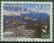 Stamp, Queenstown - Large Format, Personalized and Private Mail Stamps,  , Cable Cars, Coastal Areas, Landscapes, Townscapes / City Views