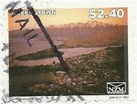 Stamp, Queenstown - Small Format, Personalized and Private Mail Stamps,  , Lakes, Townscapes / City Views