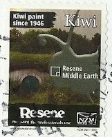 Stamp, Resene - Middle Earth - Large Format, Personalized and Private Mail Stamps,  , Landscapes, film