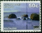 Stamp, Riverton Rocks, Riverton - Large Format, Personalized and Private Mail Stamps,  , Rocks, Sea
