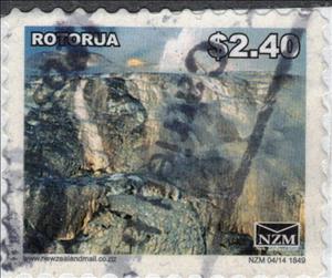 Stamp, Rotorua - Small Format, Personalized and Private Mail Stamps,  , Rocks