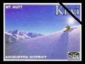 Stamp, Skier at Mount Hutt, Personalized and Private Mail Stamps,  , Mountains, Skiing, Snow