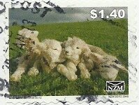 Stamp, Spring Lambs, Personalized and Private Mail Stamps,  , Animals (Fauna), Infant Animals, Sheep