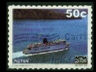Stamp, The Interislander, Marlborough Sounds, Personalized and Private Mail Stamps,  , Ferries, Sea, Ships