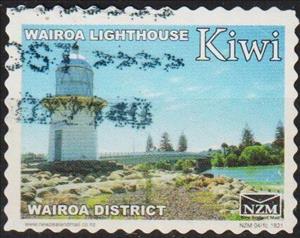 Stamp, Wairoa Lighthouse and Bridge, Personalized and Private Mail Stamps,  , Bridges, Lighthouses