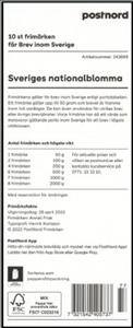 Booklet, Selection of Sweden's National Flower, Sweden,  , Flowers, Plants (Flora)