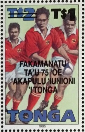Three players (Tongan overprint)