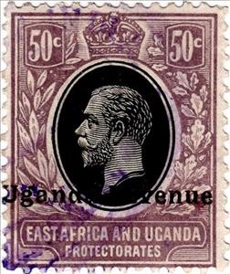 Stamp, King George V (1865-1936), Uganda,  , Crowns and Coronets, Famous People, Heads of State, Kings, Men, Royalty