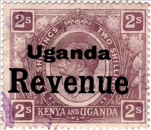 Stamp, King George V (1865-1936), Uganda,  , Crowns and Coronets, Famous People, Heads of State, Kings, Men, Royalty