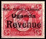 Stamp, King George V (1865-1936), Uganda,  , Crowns and Coronets, Famous People, Heads of State, Kings, Men, Royalty