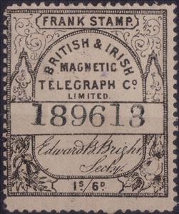 Stamp, Frank, United Kingdom of Great Britain & Northern Ireland,  , Signatures - Autographs, Telegraphy