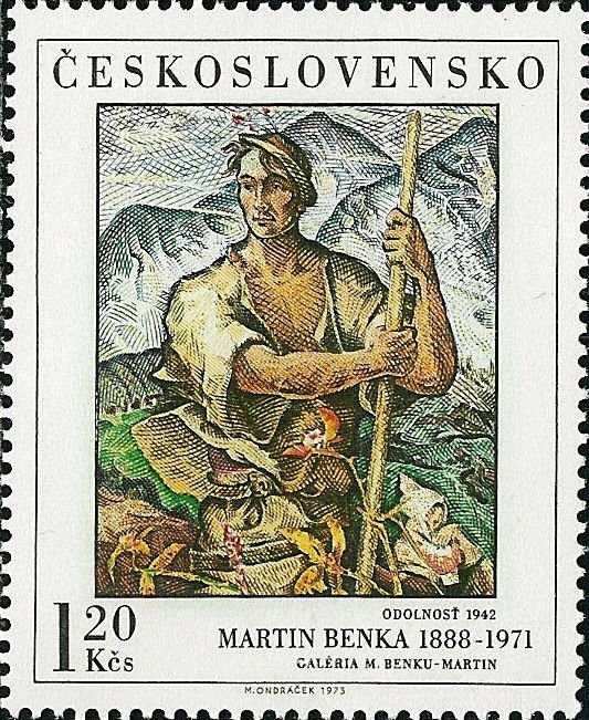 “Fortitude” (mountaineer), by Martin Benka (1942)