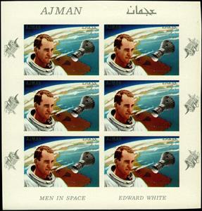 Full Pane, Edward White (1930-1967), American astronaut, pilot, Ajman,  , Astronauts, Outer Space, Space Traveling, Spacecrafts