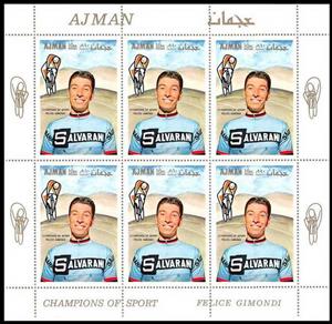 Full Pane, Felice Gimondi (*1943), Italy, Ajman,  , Cycling, Sports