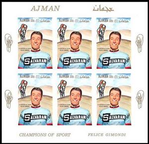 Full Pane, Felice Gimondi (*1943), Italy, Ajman,  , Cycling, Sports