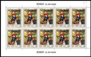 Full Pane, La terrasse, Pierre-Auguste Renoir (1879), Ajman,  , Paintings