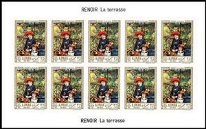 Full Pane, La terrasse, Pierre-Auguste Renoir (1879), Ajman,  , Paintings