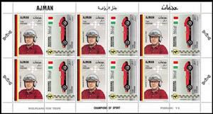 Full Pane, Wolfgang A.A.E.M. Graf Berghe von Trips (1928-1961), Germany, Ajman,  , Famous People, Formula One, Motor Racing, Racing Cars, Racing Drivers, Sports