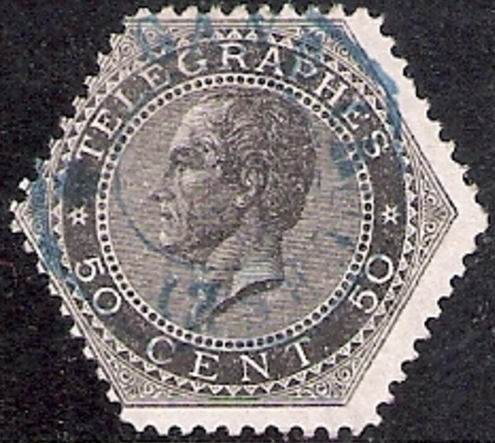 Telegraph Stamp: Leopold I