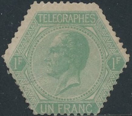 Telegraph Stamp: Leopold I