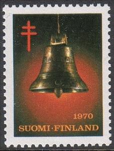 Stamp, Christmas bell, Cinderellas,  , Bells, Christmas, Tuberculosis / TBC