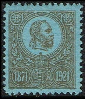 Franz Josef 30 years jubilee for the first stamp