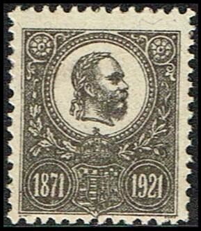 Franz Josef 30 years jubilee for the first stamp