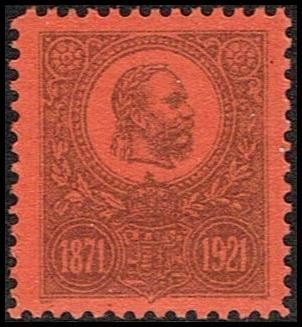Franz Josef 30 years jubilee for the first stamp