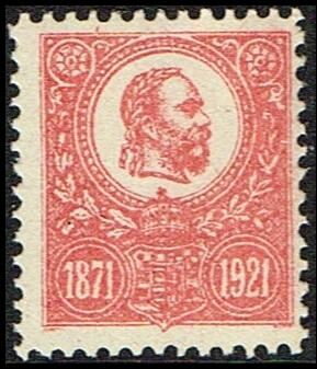 Franz Josef 30 years jubilee for the first stamp