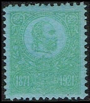 Franz Josef 30 years jubilee for the first stamp