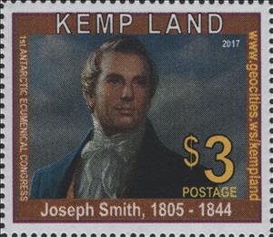 Stamp, Joseph Smith, Cinderellas,  , Famous People, Religion