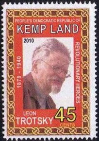 Stamp, Leon Trotsky, Cinderellas,  , Famous People