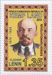 Stamp, Vladimir Lenin, Cinderellas,  , Famous People